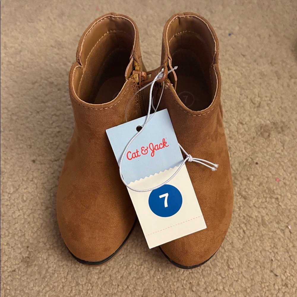 Cat & Jack Brown Kids Boots